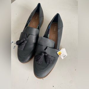Black Toms Loafers